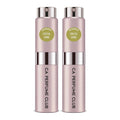 CA Perfume Impression of Cristal Shine for Women Floral Green Scent Long Lasting Perfumes for Women Eau De Parfum Travel Size Refillable Atomizer Spray 0.27 Fl Oz 8ml (Pack of 2)