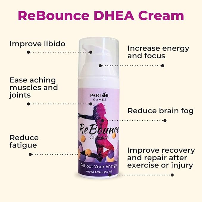 Parlor Games Happy Hormone Bundle: Silky Peach Estriol, Vibrant Third Progesterone & ReBounce DHEA Creams