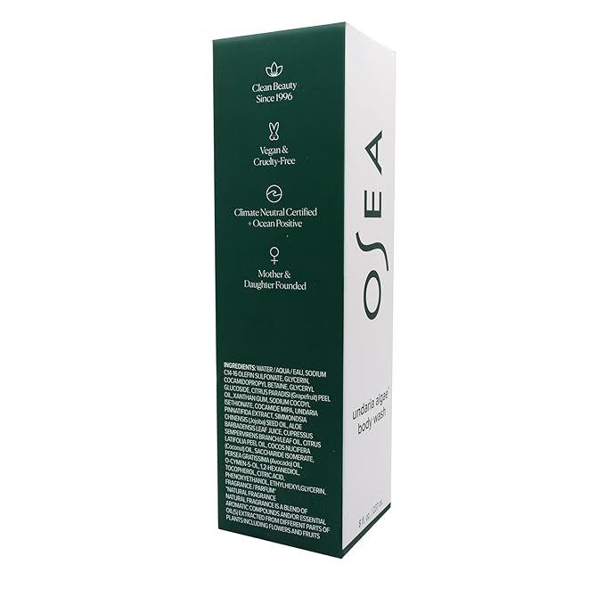 OSEA Undaria Algae™ Body Wash, pH Balanced Cleanser, Citrus Scent, 8 oz