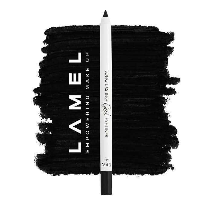 Lamel No Smudge Waterproof Gel Eyeliner Pencil – Deep Black