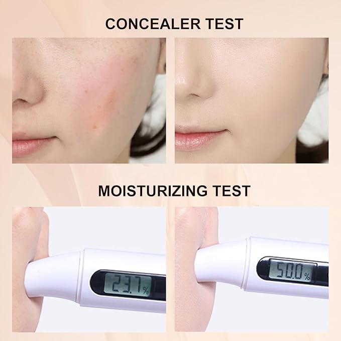 CC Cream for Older Women, Self Adjusting for Mature Skin Reducing Face Makeup for a Glowing Complexion, Moisturizing Concealer Brighten (Natural, 3.21 Ounce (Pack of 1))