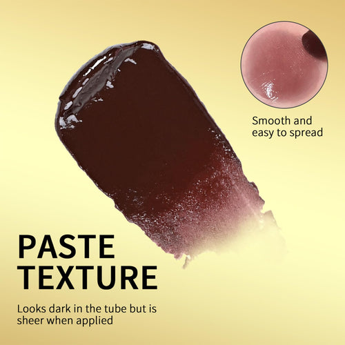 2Pcs Black and Pink Moisturizing Honey Noir Lipstick for All Skin Tones