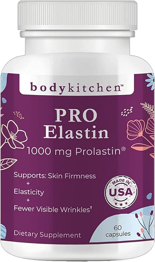 Body Kitchen Pro Elastin Peptides Supplement Marine-Derived, 60 Capules