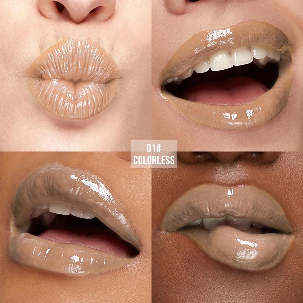 Houksouml Color-Changing Lip Balm, Moisturizing Hydrating Tinted Lip Balm for Dry Lips, Long-Lasting Nourishing Lipstick, Glossy Lip Tint, Lip Care for Smooth, Soft Lips.1#