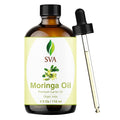 SVA Moringa Seed Oil 4 Fl Oz - for Face, Skin Care, Hair Care, Scalp Massage & Body Massage – Carrier Oil with Dropper