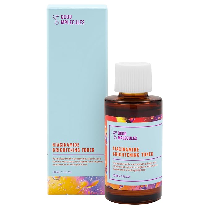 Good Molecules Niacinamide Brightening Toner, Travel Size, 1 fl oz