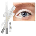 Daeuwiutr White Eyeshadow Stick, Highlighter Eye Liner,Eye Brightener Stick, Shimmer Creamy eye shadow, Waterproof Eyeshadow Pencil Long Lasting Eye Shadow Makeup. #5 white shimmer