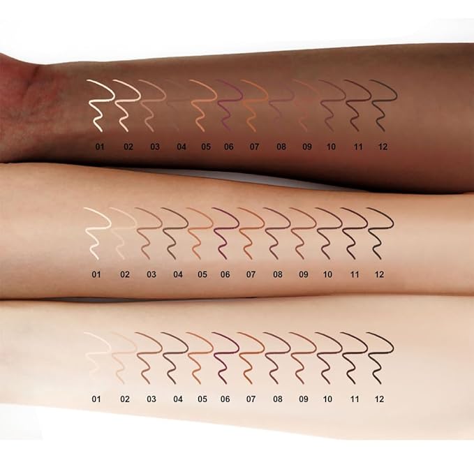 Hxssll 12Pcs Matte Lipstick Crayon Lip Liner pencil Set, Creamy & Hydrating Matte Lip Pencil, Smudge-Proof, Long-Wear Waterproof Lipstick Liner to Create Perfect Lip Makeup (12pcs) Set #01
