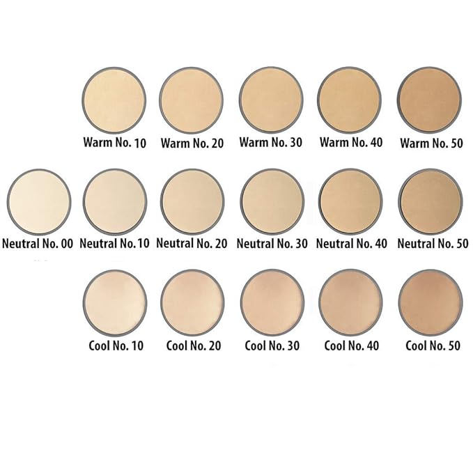 Natural Pressed Foundation Medium Coverage Matte Finish - Cool No. 20