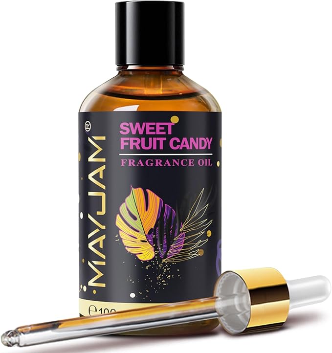 MAYJAM Sweet Fruit Candy Fragrance Oil for Diffusers, 100ML/3.38FL.OZ