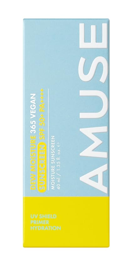 Amuse SEOUL 365 Vegan Moisturizing Cream - Lightweight, Non-Sticky Facial Lotion, Glow Finish (40ml)