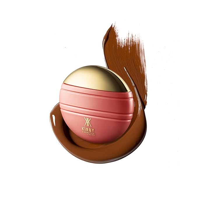 Kirby Kosmetics Konfident Glow Skin Tint – Chocolate Charm Hydrating Oil-Free Glass-Skin Foundation, Buildable Light-to-Medium Coverage, 30 ml – Inclusive Clean Makeup for Radiant Confidence