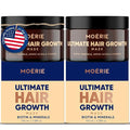 Moerie Mineral Hair Growth & Repair Mask – Hair Loss treatment Mask – Hair Regrowth For Longer, Thicker, Fuller Hair - Vegan Friendly – Paraben & Silicone Free, Double Set