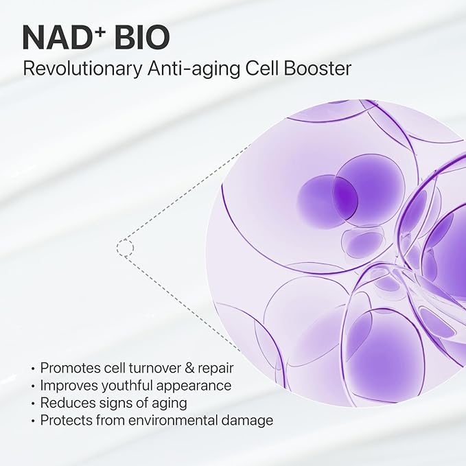 numbuzin No.9 NAD+ Peptide Serum for Face, Neck and Body - for anti-aging, Sagging Skin, Fine Lines & Elasticity, Lifting, Hydrating & Skin Tightening Formula, Korean Skincare 1.69 fl oz