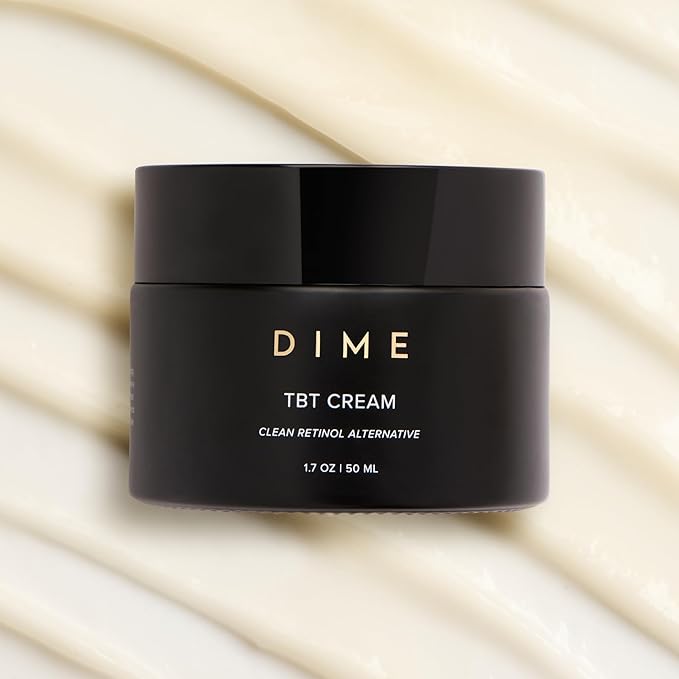 DIME Beauty TBT Cream - Anti-Wrinkle Night Cream with Bakuchiol Retinol Alternative for Fine Lines, Firming and Smoothing Face Moisturizer, Vegan, Cruelty-Free, 1.7 oz / 50 ml