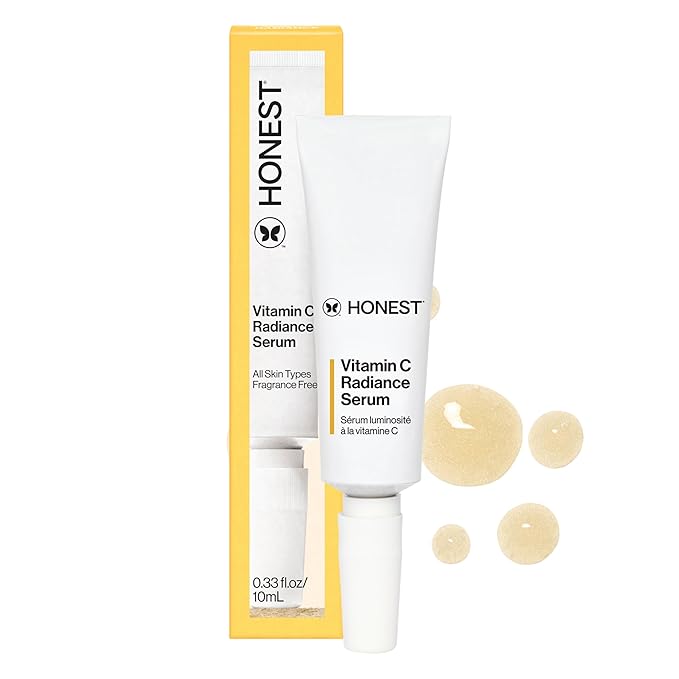 Honest Beauty Mini Vitamin C Radiance Serum, Fragrance-Free,.33 fl oz