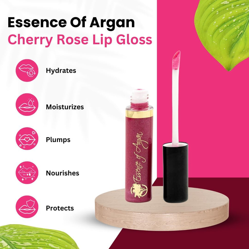 Essence Of Argan Lipgloss (Cherry Rose)