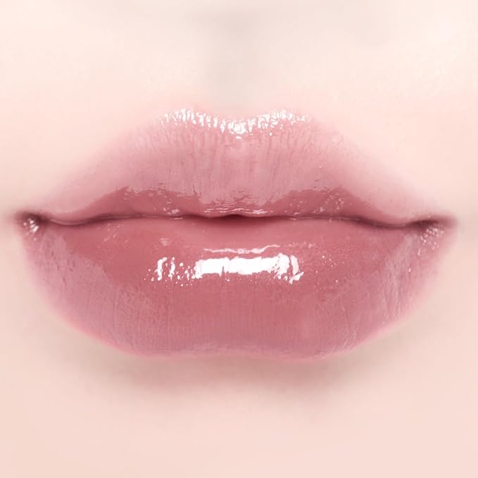 DINTO Blur-Glowy Mini Lip Tint (257 Ave Maria) – Dewy Finish Glowy Korean Lip Tint, Long Lasting All Day Stain, Muted Lavender Beige, Vegan & Cruelty-Free, 0.04 fl oz