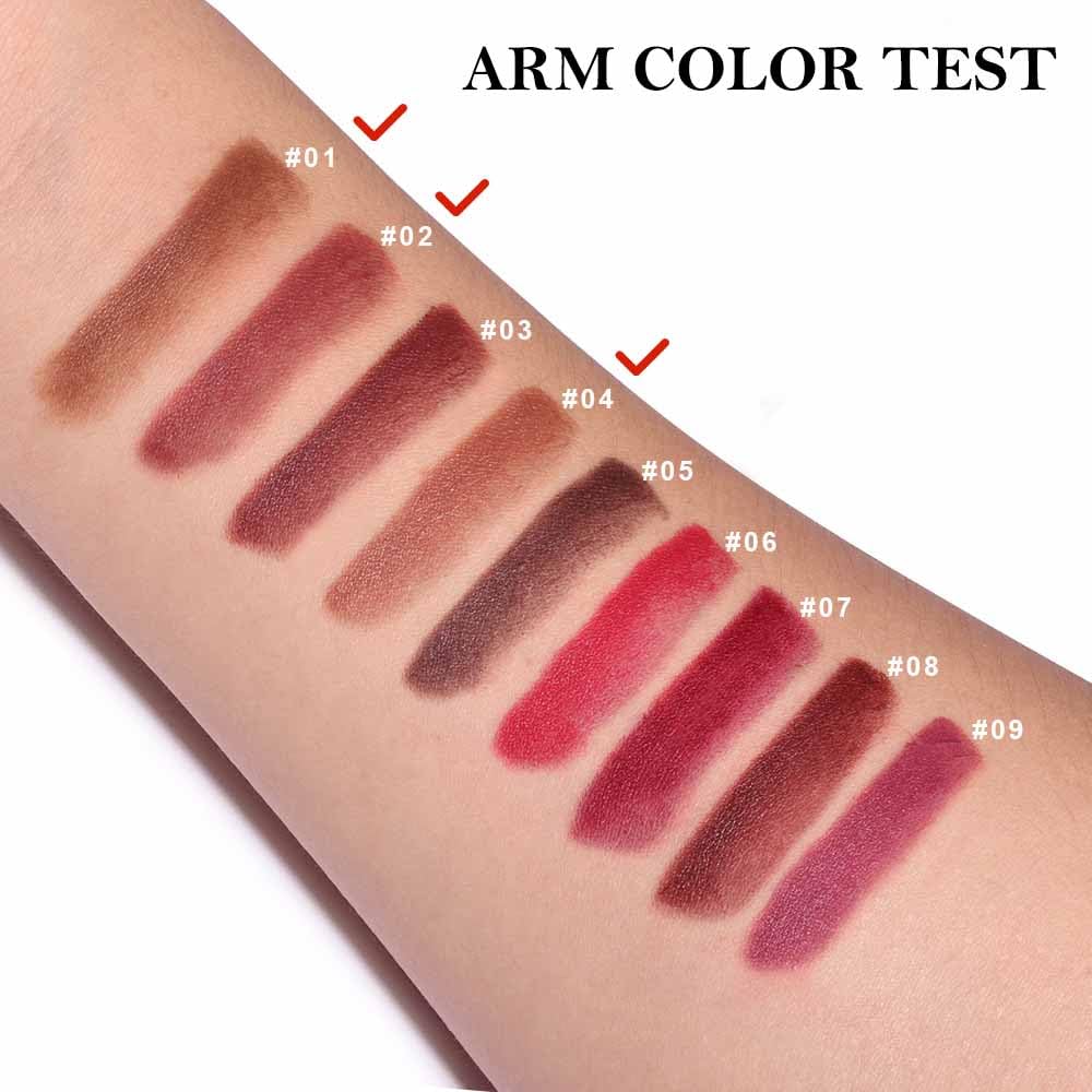 BINGBRUSH Lip Liner Set,Matte Lipstick Pencil,Cone Tip for Line&Fill, 3pcs