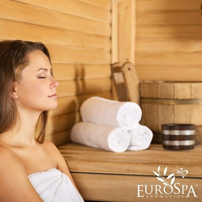 EuroSpa Aromatics Pure Eucalyptus Oil ShowerMist and Steam Room Spray, All-Natural Premium Aromatherapy Essential Oils - Tea Tree Infused, 2oz, 2 Pack