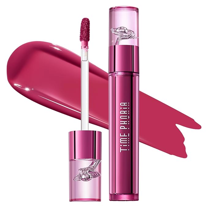 TIMEPHORIA Altera Blurring Tint Lip Stain 004 Swirl, Mauvish Pink Glossy to Soft Matte Finish, Blur Lip Lines, Weightless No-Sticky Airy Velvet Texture, Vibrant Hydrating Long-Lasting Lip Makeup