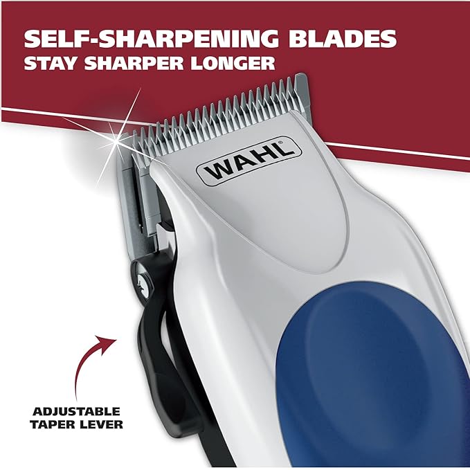 Wahl Clipper USA Color Pro Corded Haircutting Kit with Color Guide Combs