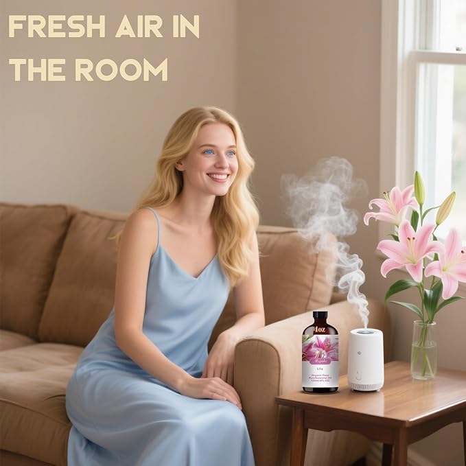 MLYNKL Lily Essential Oil,Lily Oil for Home Diffuser,4 fl oz