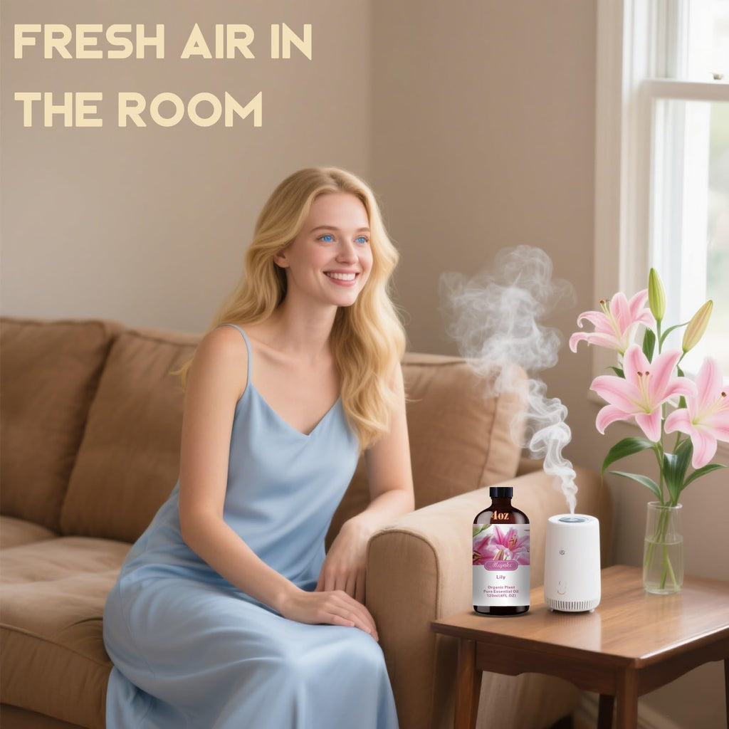 MLYNKL Lily Essential Oil,Lily Oil for Home Diffuser,4 fl oz
