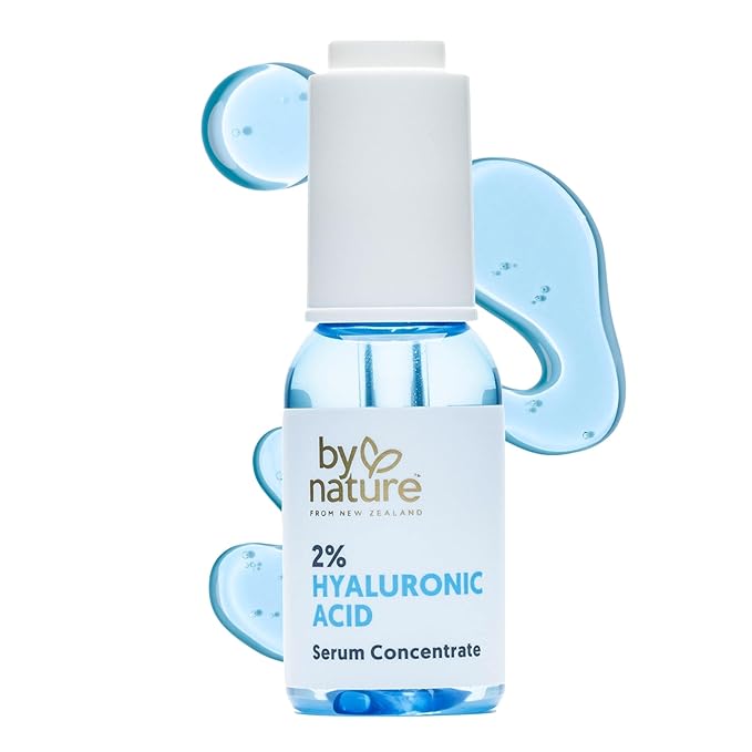 By Nature 2% Hyaluronic Acid Serum for Face & Neck – Deep Hydration Serum for Dry, Oily & Sensitive Skin – Lightweight Facial Serum, 1 fl oz