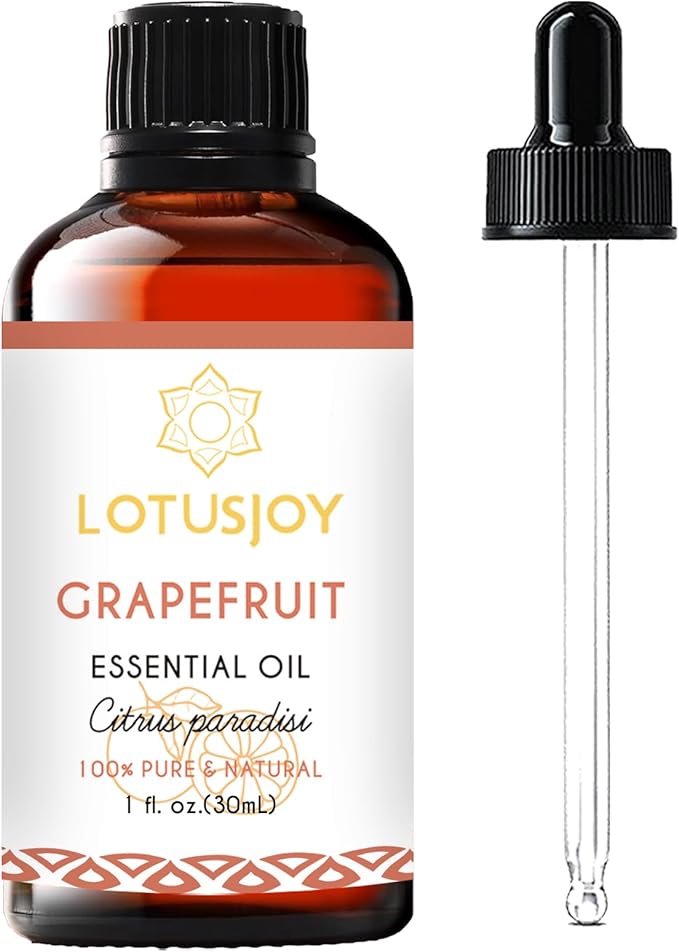 LOTUSJOY Grapefruit Essential Oil for Diffuser Skin Hair, 1 Oz