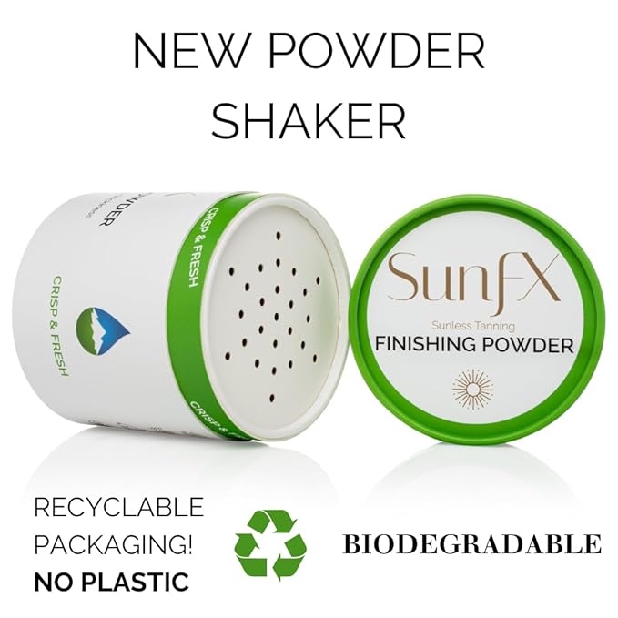 SunFX Setting Powder Post Spray Tan Crisp & Fresh 4 Ounce Pack of 1