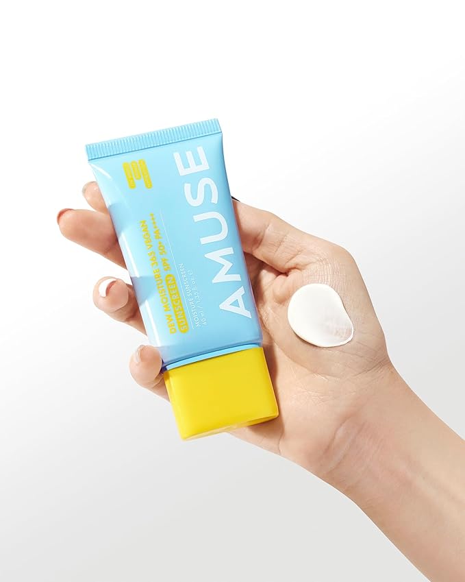 Amuse SEOUL 365 Vegan Moisturizing Cream - Lightweight, Non-Sticky Facial Lotion, Glow Finish (40ml)
