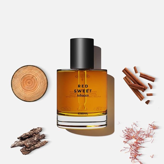 Eternal perfume oils Red Sweet Tobacco Perfumes for women Alcohol Free perfume for men Long Lasting womens perfume Unisex Eau De Parfum 1.69 FL Oz with 1 FL Oz Concentrated perfume Oil