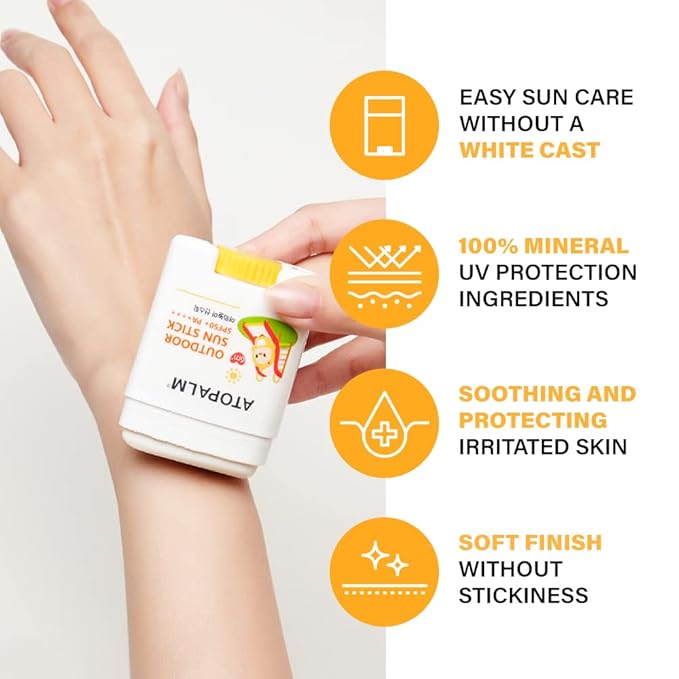 ATOPALM Outdoor Sun Stick SPF50+ PA++++, 0.74 oz (21g)