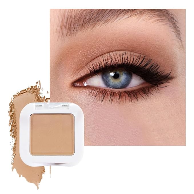 FeiCuiYun Matte Singe Eye Shadow Palette Makeup, Matte Burly Wood Monochrome Eyeshadow For Old Women, Mini Pressed Pigmented Waterproof Sombras Para Ojos, Vegan, Talc, Paraben & Cruelty Free, 13
