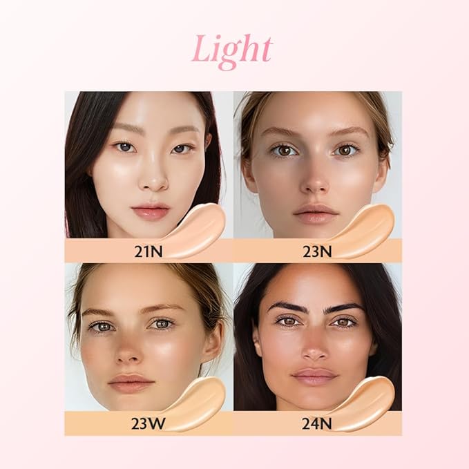 milktouch Cushion Foundation, 24H Flawless Skin, Radiant Shine, No Oxidation, Long-Lasting, Non-Creasing, 60% Hydrating Skincare Infused Korean (23W Vanilla Beige)