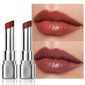 HHLTOH 2Pcs Tinted Lip Balm Moisturizing Lipstick – Warm Orange Brown & Deep Rose Color Bean Paste Sheer Hydrating Lip Color for Dry Lips Nourishing Lip Balm for All Women with a Subtle Natural Scent