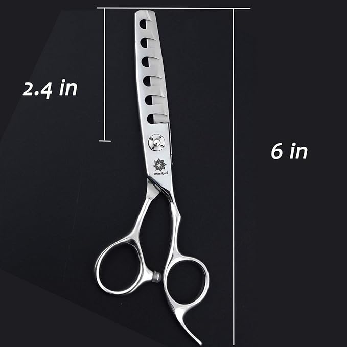 Dream Reach Hair Cutting Scissors - 6" Texturizing Hair Shears 440C Steel