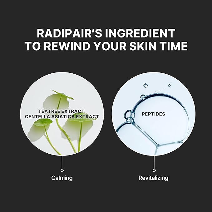 RADIPAIR HOMME – Korean All-in-One Serum for Men | Hydrates, Soothes & Repairs | 4.05 fl oz with Patented TFM