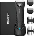 MANSPOT Manscape Body & Groin Hair Trimmer for Men, Electric Pubic Trimmer