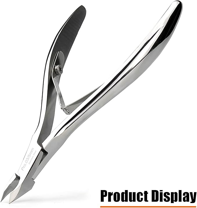 LePinko Salon-Quality Cuticle Trimmer with Pusher Set, 5mm Jaw
