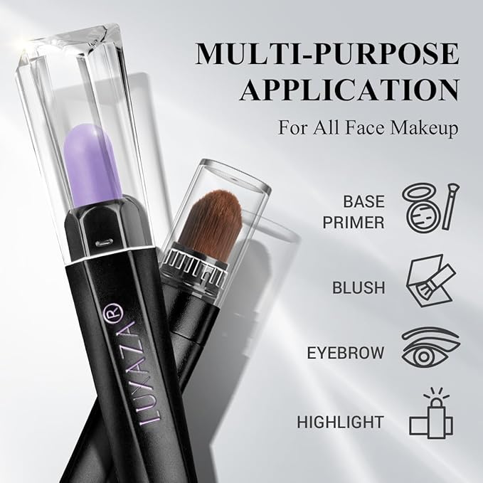 LUXAZA 3PCS Eyeshadow Stick Sets,Pro Longwear Cream Eye Shadow Sticks Pencil Crayon,Eye Brightener Stick-Lilac Love