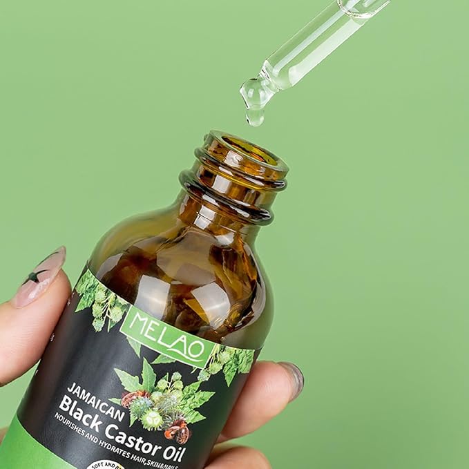 Hobaca Hair Strengthening Oil for All Hair Types (Black Castor Oil)