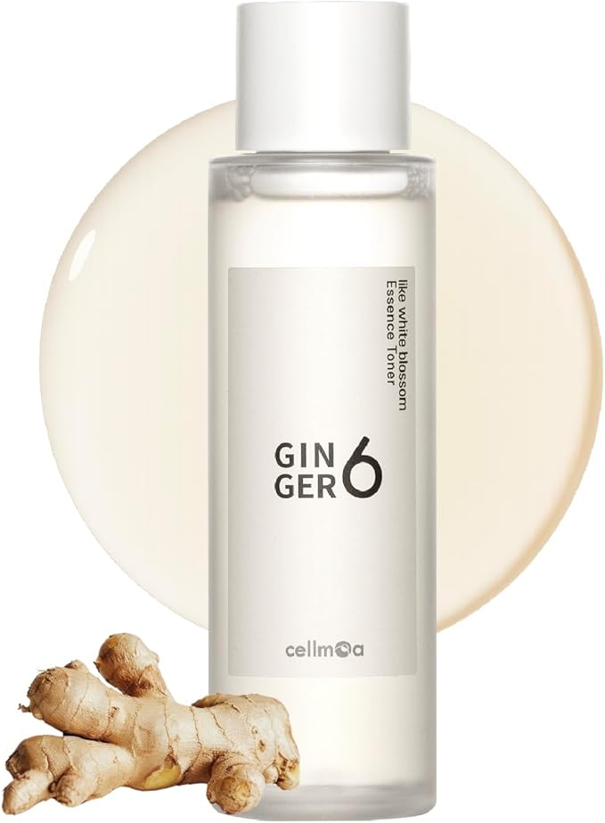 Ginger6 Essence Toner (150ml / 5 fl oz) – 86% Ginger Shot Water for Redness Relief, Hydration & Pore Care | Korean Skincare with Niacinamide, Peptides & Panthenol for Sensitive, Dull Skin