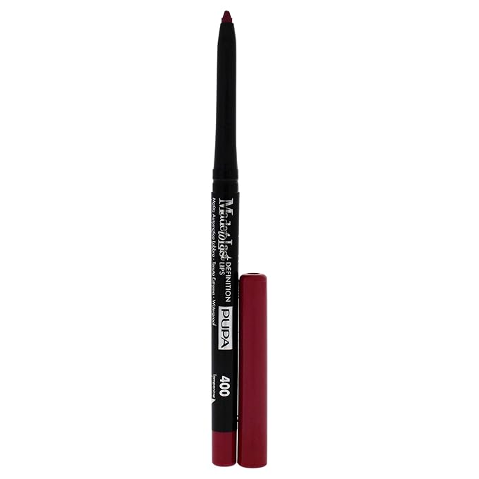PUPA Milano Made To Last Definition Lips Pencil - For Precise Lip Contouring - Absolute Color Release - Very Smooth Application - Soft, And Clings Perfectly To Lips - 400 Intense Fuchsia - 0.012 OZ