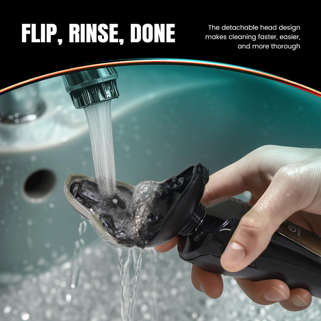 PRITECH Electric Razor for Men Rotary Electric Shavers for Men Cordless