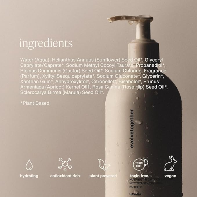 evolvetogether, Nutrient-Rich Body Cleanser, Monaco, 11.8 fl oz