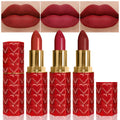 3 Pcs Matte Velvet Lipstick for Women Set,Nude Long Lasting Matte Lip Stick 24H Waterproof for Girls Natural Lip Makeup,Non-Stick Lipstick Makeup for Women,labiales magicos 24 horas originales