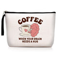 Hanamiya Na Funny Coffee Gifts: Makeup Bag Affirmations Coffee Accessories