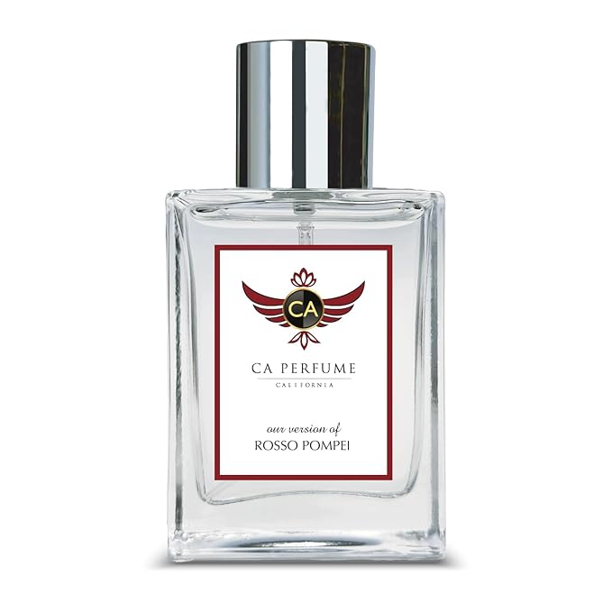 CA Perfume Impression of Rosso Pompei for Women and Men Long Lasting Unisex Fragrance Eau De Parfum 1.7 Fl Oz 50ml